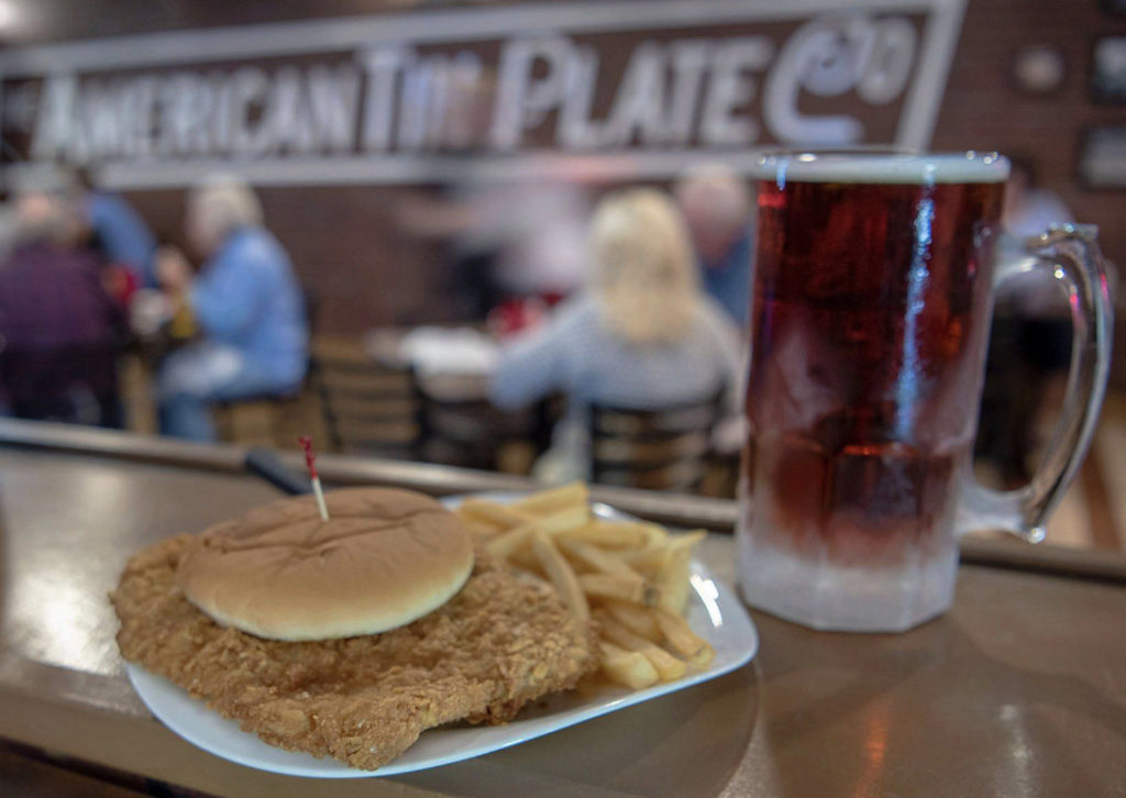 Breaded Pork Tenderloin sandwich